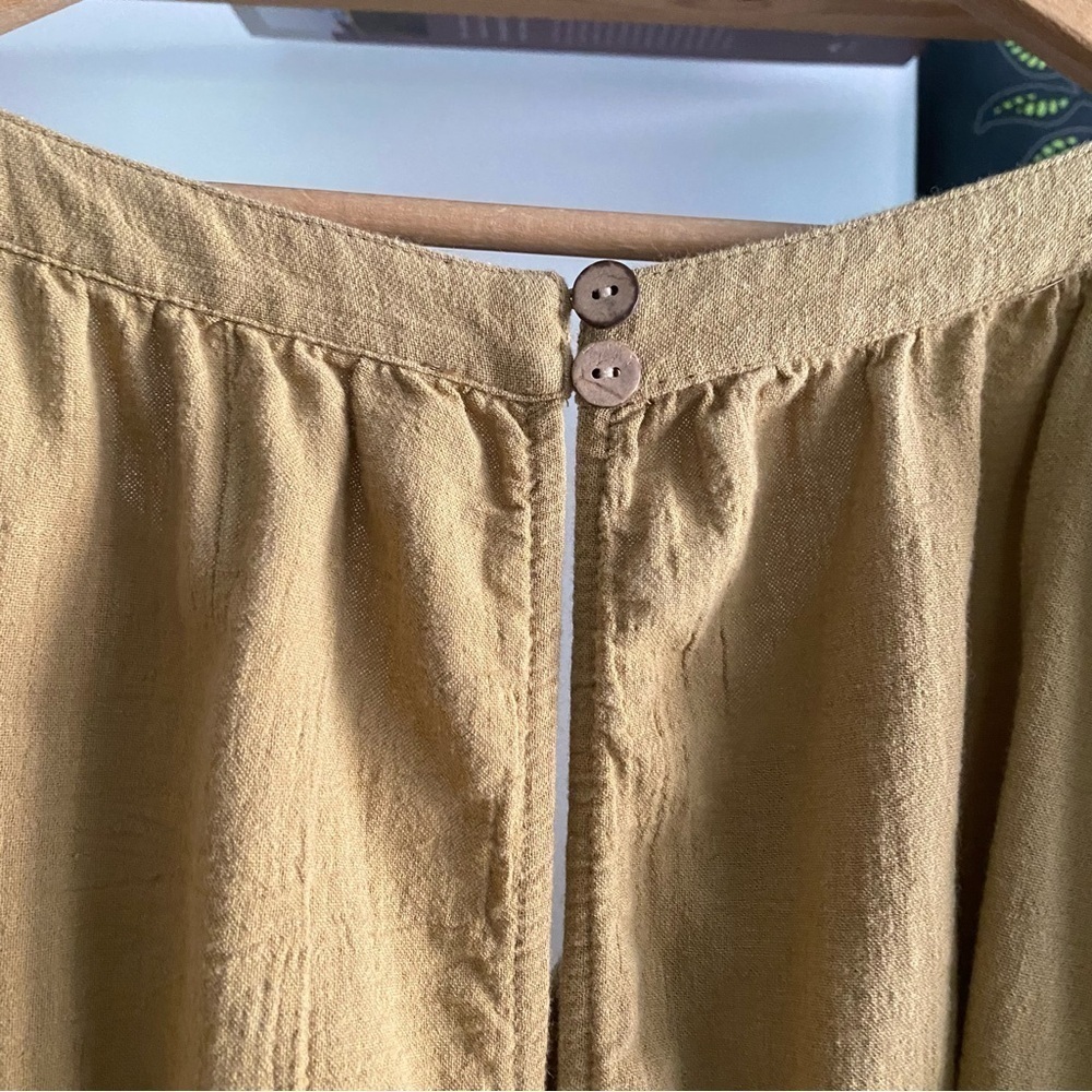 Free People Mustard Yellow The Only One Mini Dress XS - Picture 8 of 16